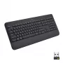 Logitech Signature K650 Tastiera wireless, Bluetooth 5.1, QWERTZ, svizzera (CH), grafite (920-010912)