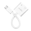 LogiLink Adattatore audio USB-C USB-C/M a 2x USB-C/F 60W PD bianco