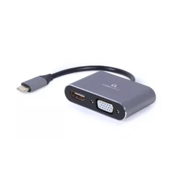 Cablexpert A-USB3C-HDMIVGA-01 adattatore grafico USB grigio
