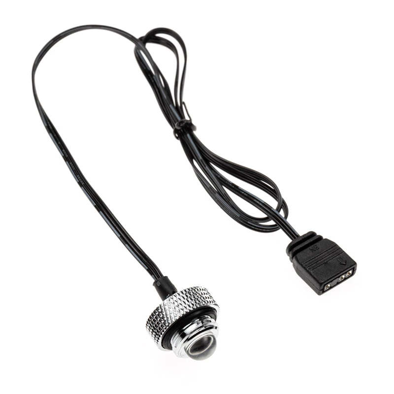 Tappo di chiusura LED ARGB XSPC, G1/4, 5V 3Pin - cromato