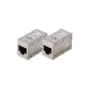 Digitus giunto modulare CAT 6, schermato, 2 pezzi, RJ-45, contatti dorati, argento