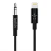 Cavo Belkin Lightning a jack cuffie - Lightning maschio a mini jack stereo maschio - 91,4 cm - nero - per Apple iPhone (Lig
