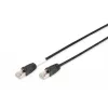Cavo di rete Digitus CAT 6 S/FTP cavo patch outdoor RJ-45 Cat6 10 m nero