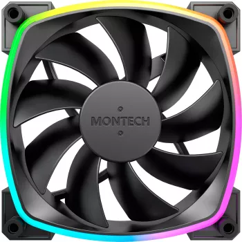Ventole per case MONTECH AX120 120mm ARGB confezione da 3 - nero