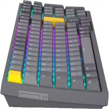 Celeris 1800, Tastiera da gaming grigia, layout DE, ENDORFY gialla by Gateron