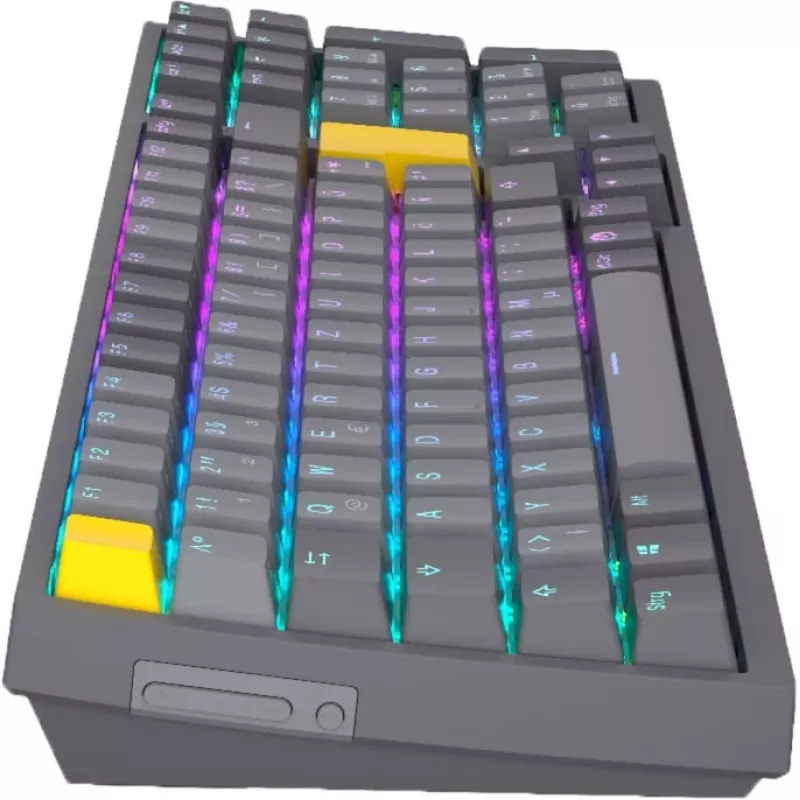 Celeris 1800, Tastiera da gaming grigia, layout DE, ENDORFY gialla by Gateron