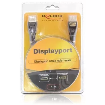 Cavo DisplayPort DeLOCK 82770 1 m nero marrone