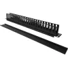 Organizer da parete per cavi Alantec PK008 1U nero metallo/plastica