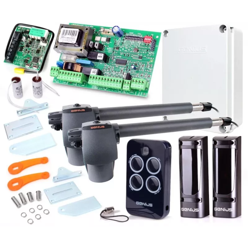 Genius G-Bat 400 Kit per cancelli a due ante da 8 m