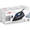 Ferro da stiro CLATRONIC DB 3703 — ferro a secco e a vapore, piastra in acciaio inox, 1800 W, nero/grigio