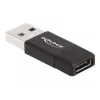 Adattatore DeLOCK 60001 USB A USB C nero