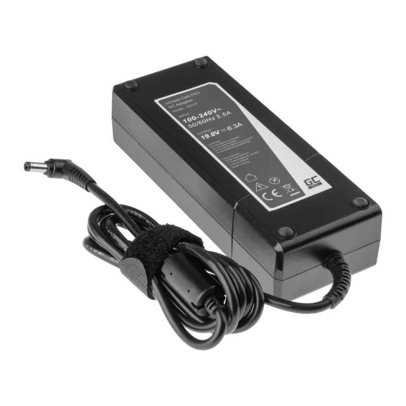 Alimentatore/inverter Green Cell AD22P 120 W 19 V 6,3 A per laptop ASUS, per interni, nero