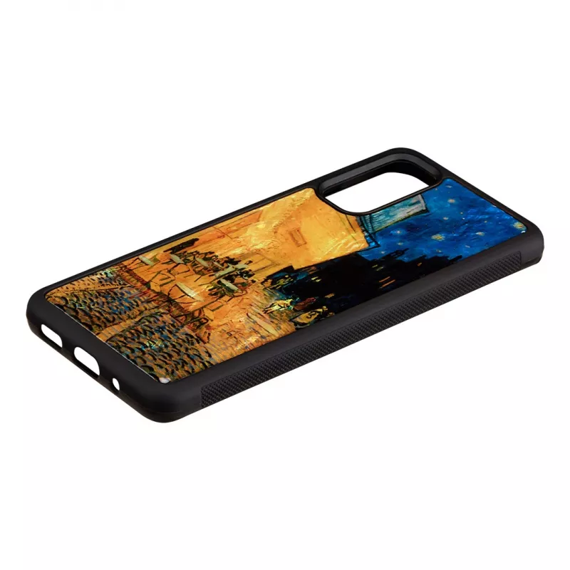 Custodia protettiva iKins per Samsung Galaxy S20 – nera, design Caféterrasse