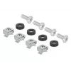 Pannello per guida DIN DeLOCK 67031 metallo nero 19