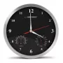 Orologio da parete ESPERANZA Washington EHC008K — analogico, rotondo, 30 cm di diametro, nero, cassa in plastica, copertura in vetro