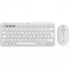 Logitech Pebble 2 Combo Set, bianco, wireless, tedesco, 920-012204