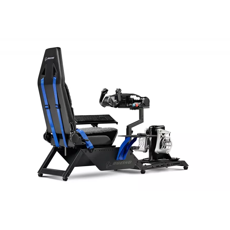 Cabina per simulatore di volo Next Level Racing Boeing Commercial Edition, dettagli blu