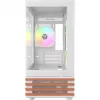 Case PC Micro Tower THERMALTAKE View 170 WS ARGB Snow — Micro ATX, bianco, 2x120mm laterale, 1x120mm posteriore, alimentatore in basso, supporta 2,5 pollici/3,5 pollici