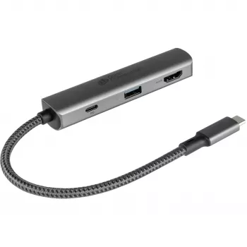 Hub USB Type-C Alcasa HUB-C002A 5000 Mbit/s HDMI USB 3.0