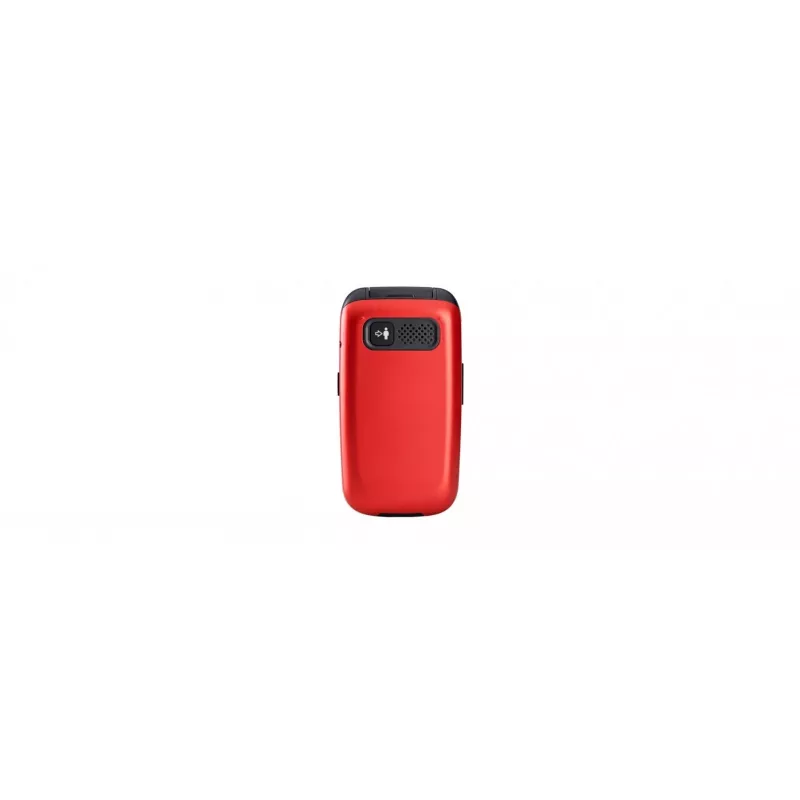 Panasonic KX-TU550 EXR telefono cellulare per anziani, 4G, 2,8 pollici, a conchiglia, rosso