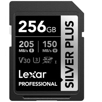 Memoria flash Lexar 256 GB UHS-I SDXC SilverP