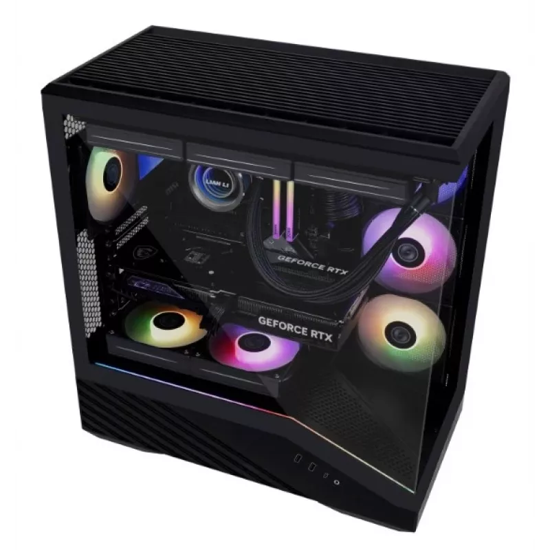 Lian Li Vector V100 G99.V100RX.00 case PC Midi Tower, ATX, RGB, vetro temperato, nero