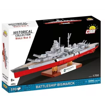 Kit Cobi corazzata Bismarck modello, 590 pezzi