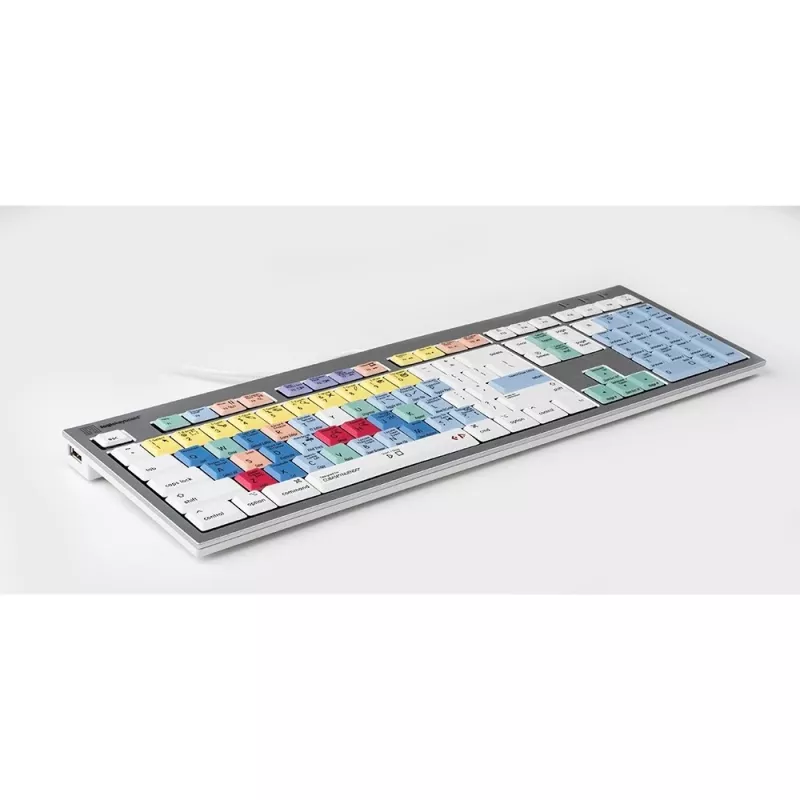 Tastiera Logickeyboard ALBA universale USB AZERTY francese argento