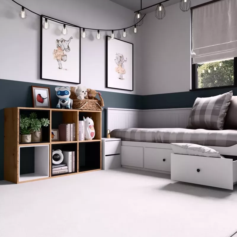 Topeshop MALAX 2X3 ARTISAN libreria da soggiorno