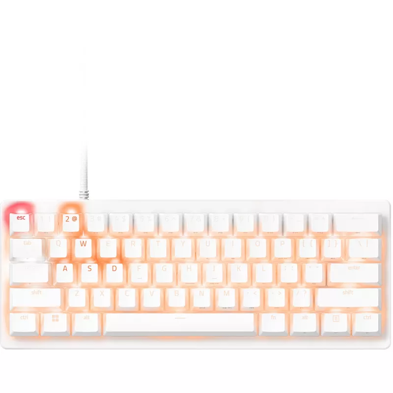 Razer Huntsman V3 Pro Mini - bianco - layout tedesco P - tastiera - ottica (RZ03-04992000-R3G1)