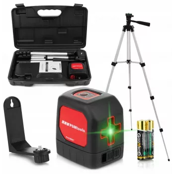 Livella laser Vorel PS-CL30GSET livella laser a croce verde 30 m con treppiede
