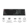 Tastiera meccanica Full-Size Keychron V6 Ultra 8K — QWERTY, Bluetooth, RGB, nero