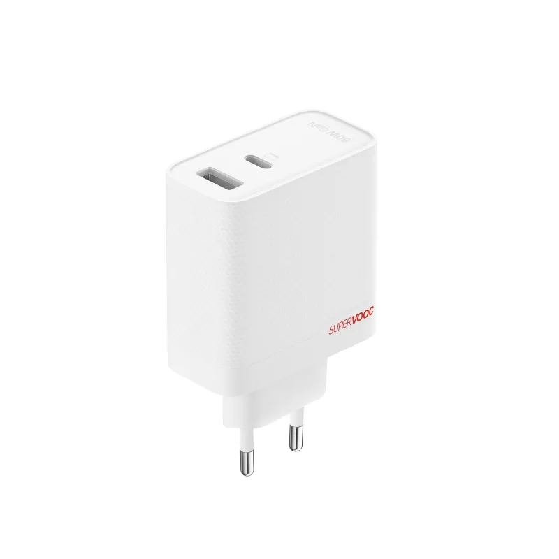 Alimentatore OnePlus 80W Type-C + Type-A