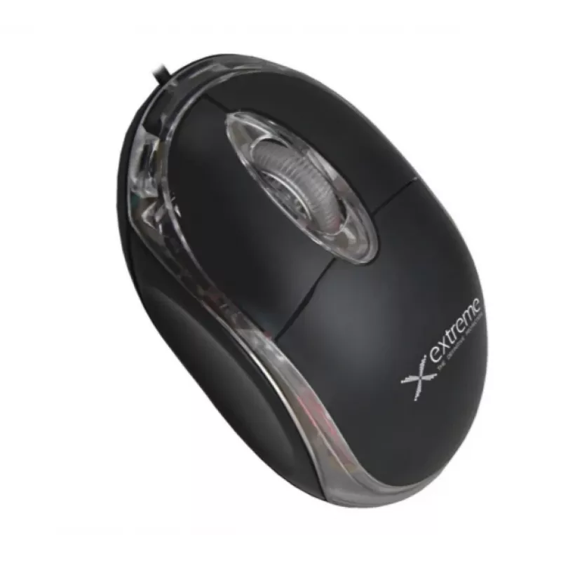 Mouse ottico con filo ambidestro EXTREME XM102K — 1000 DPI, USB Type-A, cavo 1,2 m, 3 tasti