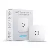 Sensore di temperatura e umidità per interni AEOTEC AEOEZWA039 – da appoggio, a batteria, 34×34×17 mm