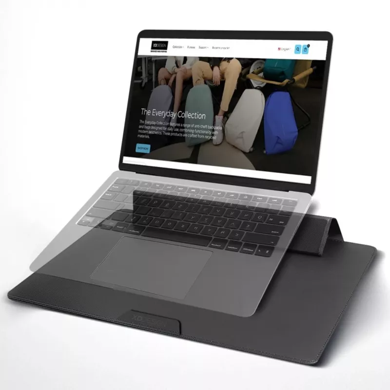 Custodia per laptop XDDESIGN P706.201 per schermi 35,6 cm (14 inch), nero, custodia da viaggio, 414 g