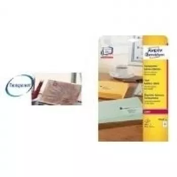 Etichette per stampante trasparenti Avery L7551-25
