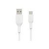 Cavo PVC USB-C a USB-A 15 cm bianco