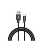 Set di cavi dati USB Devia Pheez Series Micro – confezione da 3: 25 cm, 1 m, 2 m – nero
