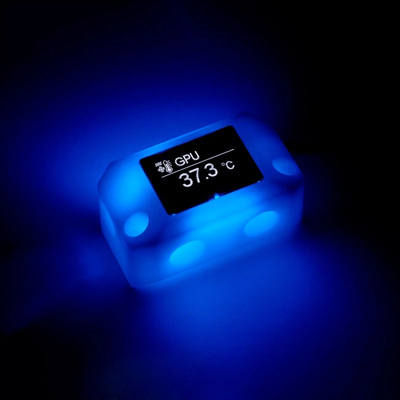 Terminale di connessione aqua computer VISION Glow per kryographics