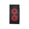 GEMBIRD CCC-FORNAX-950R case PC design gaming 3 x ventole 12 cm rosse