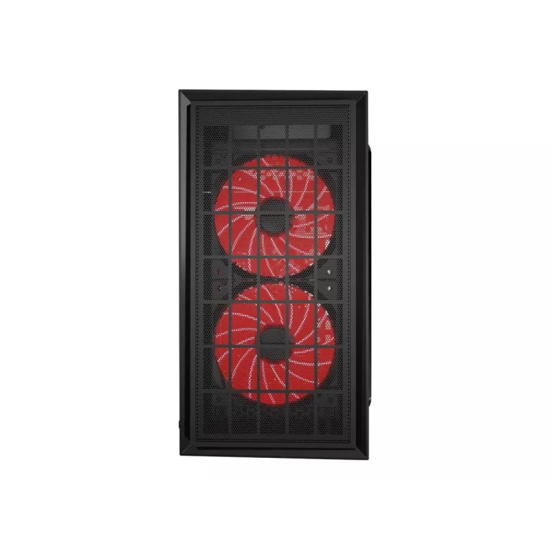 GEMBIRD CCC-FORNAX-950R case PC design gaming 3 x ventole 12 cm rosse