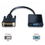 Adattatore cavo video Microconnect DVIDVGA 0,25 m DVI-D VGA (D-Sub) nero