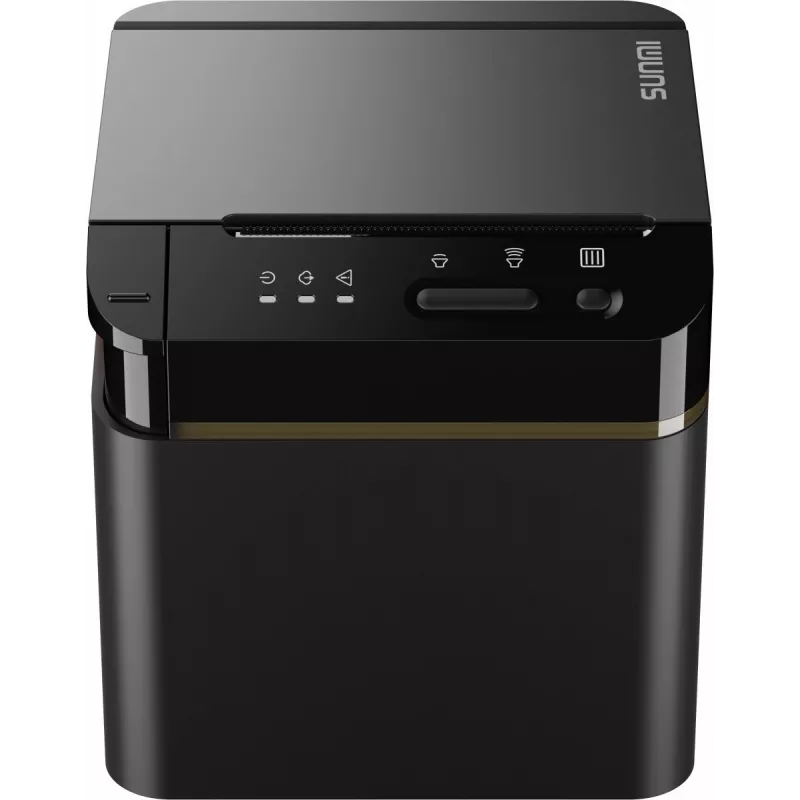 SUNMI C04020020 stampante per scontrini 80 mm Kitchen Cloud Printer, termica, con taglierina, USB-C, Bluetooth, Ethernet, Wi-Fi, nera