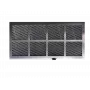 Respekta set filtro a carbone attivo MIZ 7800 — 2 pezzi, argento/nero