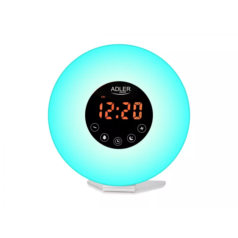 Sveglia con luce Adler AD1916 con simulazione dell'alba e radio FM