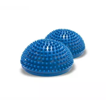 Sfere sensoriali per equilibrio e propriocezione Qmed DRQM3GCH101 — coppia, tecnopolimero, Ø16 cm, carico max 100 kg, blu