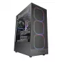 Case PC TACENS MARS MC-NEBULA Midi Tower con vetro temperato, quattro ventole aRGB da 120 mm, supporta ATX, GPU fino a 30,2 cm