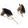 Cavallo a bastone Hobby Horse marrone scuro