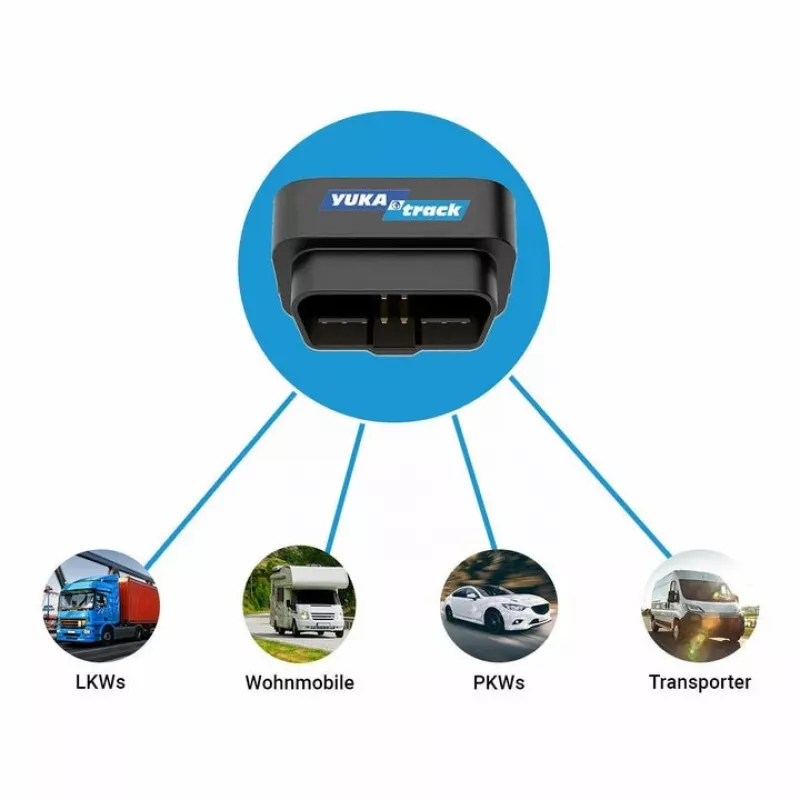 GPS tracker YUKAtrack auto veicoli camion con SIM e dati flat in tutta Europa localizzazione LIVE